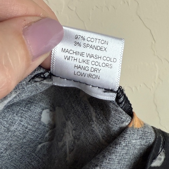 Dapper Day Mens Skeleton Novelty Print Spooky Halloween Collared Button Down 4XL - Picture 3 of 8